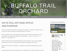 Tablet Screenshot of buffalotrailorchard.com